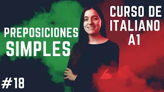 Preposiciones simples en italiano - preposizioni semplici in italiano