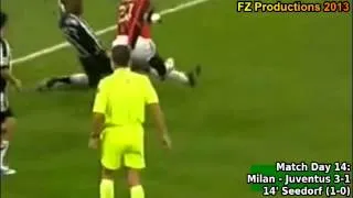 Serie A 2005-2006, day 10 Milan - Juventus 3-1 (Seedorf goal)
