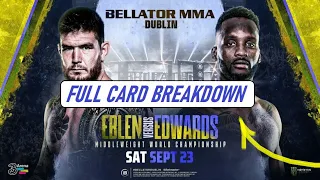 Bellator Dublin | Bellator 299: Eblen vs. Edwards - Preview & Predictions