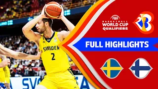 Sweden - Finland | Full Highlights - #FIBAWC 2023 Qualifiers