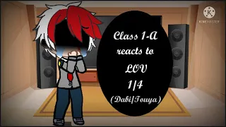 Class 1-A and Aizawa reacts to LOV 1/3 (Dabi/Touya)