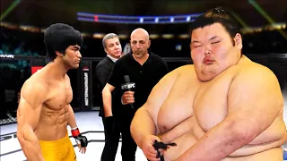 Bruce Lee vs Blue Sumo ( EA Sports UFC 4 ) wwe mma