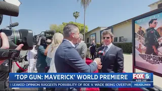 Tom Cruise, Other 'Top Gun: Maverick' Stars Attend Screening At North Island