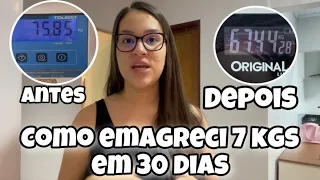 COMO EMAGRECER ATÉ 10 KGS EM 30 DIAS