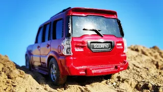 Off-Roading By Diecast Scale Model Of Mahindra Scorpio | Diecast Car Collection | Auto Legends