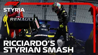 Ricciardo's Crashes Out In FP2: 2020 Styrian Grand Prix