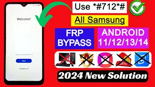 All Samsung FRP Bypass || Android 11/12/13 Google Account Unlock || Use 2 Phone 2024 Method