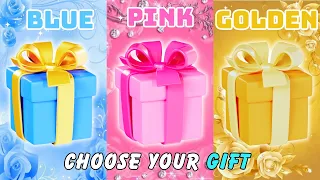 CHOOSE YOUR GIFT! 🎁3 Gift Boxes Challenge 💙💗💛 | YOU DECIDE!  #chooseyourgift