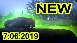 Сompilation road accident videos on dashcam from 7.06.2019. Videos car crash June 2019