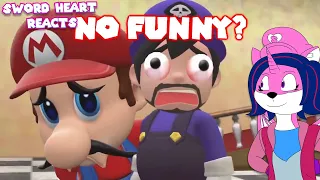 Sword Heart REACTS To Mario Reacts To Nintendo Memes 12