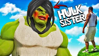 Finding HULK SISTER In GTA 5 (Super Strength)