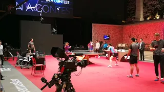 Hina Hayata practiced in 2017 T2 APAC Table Tennis League