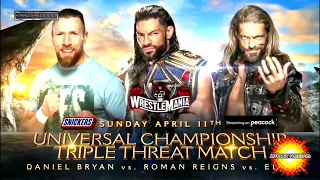 Edge vs Roman Reigns vs Daniel Bryan | WrestleMania 37 custom promo