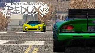 Ferrari F40 V/s Dodge Viper SRT10 | Blacklist _4 Race_1 | NFS Most Wanted _ ReduxV3