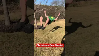 Christmas wish list? More back flips! #flips #backflip #backyard #parkour #stunt #familyfun #xmas