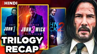 John Wick Complete Recap In Hindi | Chapter 1, 2 & 3