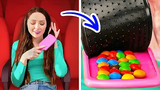 Smart Ways to Sneak Snacks Anywhere || Funny Food Hacks by 5-Minute Recipes!