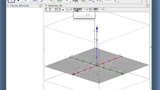 GeoGebra: настройки 3D полотна