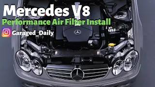 Mercedes CLK500 5 Litre V8 Twin Air Filter Upgrade!