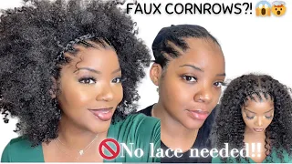 How to create Faux cornrows ✨Detailed ((MUST WATCH 👀)) 😍