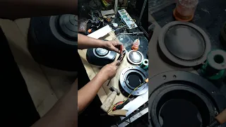 HOW TO REPLACE NEUSCH PD-104  HI DRIVER VOICE COIL