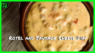 Rotel and Sausage Cheese Dip | How to make Rotel, Velveeta and Sausage Cheese Dip