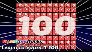 Numberblocks learn to count 1-100  number one falling from the sky 넘버블럭스 새로운 도전