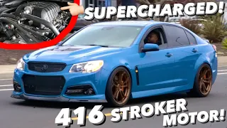 EXTREMELY VIOLENT CHEVY SS JUST SPINS THE WHEELS WITH 750WHP!!