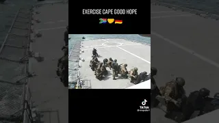 EXERCISE GOODHOPE BETWEEN GERMAN AND SOUTH AFRICAN NAVY.