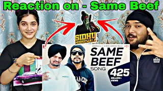 Same Beef | Sidhu Moose Wala | Bohemia | Byg byrd | Reaction Video