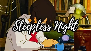 Lofi Girl Studying Non-Stop 📚 ~ Sleepless Night 🌙 [ lofi hip hop ~ music to focus/study to/relax ]