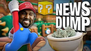 Kanye West Destroyed His School, Then Did Mario Impression?! - News Dump