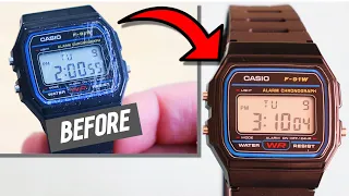 Remove DEEP scratches from digital watches - Is this even same watch?