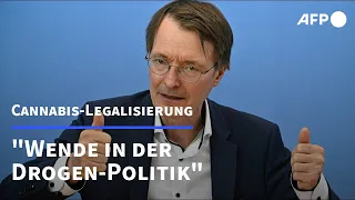 Lauterbach: Cannabis-Freigabe "Wende in der Drogen-Politik" | AFP