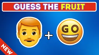 Guess The Fruit By Emoji I 45 FRUITS I FRUIT QUIZ