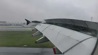 Singapore Airlines A380 Landing in Frankfurt