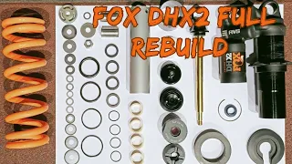 FOX DHX 2 2016-2020 Service || Full Rebuild || #ridefoxbike #bikemaintenance #nasabiketech