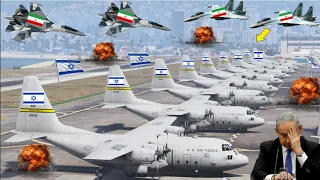 Israeli International Airport of Jerusalem was Badly Destroyed by Iranian F-16C Fighter Jets - Gta 5