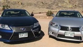 2013 Lexus ES vs GS 0-60 MPH Mashup Review: What's the best new Lexus sedan?