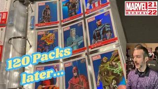 I opened 120 packs of Marvel Annual 21 | 22, and this is the result