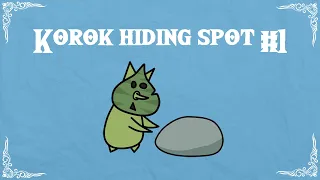 Korok hiding spot #1 | Zelda animation