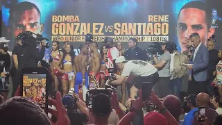 Weigh-In & Face Off! #GonzalezSantiago 🇵🇷🔥