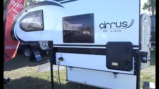 2024 Cirrus 620 by nuCamp filmed at the Tampa RV Show