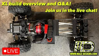 Live Mazz Designs Carbon XL Build Overview! Come in and hang with Mazz and the boys!