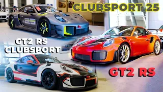 Battle of the Porsches! | Comparing the GT2 RS ClubSport, ClubSport 25, & GT2 RS Street Car