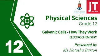 4  Gr12 Physical Science - Electrochemistry - Galvanic Cells and How They Work