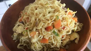 INDOMIE RECIPE | EVERY BACHELOR CAN COOK THIS NIGERIAN NOODLES 🤩