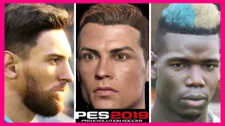 PES 2019 - NEW FACES, GRAPHICS & MORE (MESSI, RONALDO, POGBA)