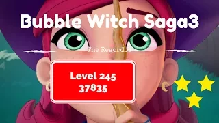 Bubble Witch 3 Level 245 37835 points No Boosters