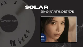 Solar - Colors - INST. WITH BACKING VOCALS [Corrakxx]